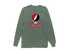 Northeastern Stealie Premium Unisex Long-Sleeve — Design: Northeastern University — Light Green