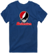Northeastern Stealie Premium Unisex T-Shirt — Design: Northeastern University — Navy
