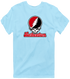 Northeastern Stealie Premium Unisex T-Shirt — Design: Northeastern University — Light Blue