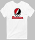 Northeastern Stealie Premium Unisex T-Shirt — Design: Northeastern University — White