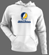 Northern Arizona Stealie Premium Unisex Hoodie — Design: Northern Arizona University — White/Grey