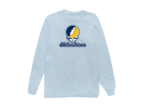 Northern Arizona Stealie Premium Unisex Long-Sleeve — Design: Northern Arizona University — Chambray