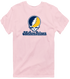 Northern Arizona Stealie Premium Unisex T-Shirt — Design: Northern Arizona University — Light Pink