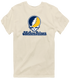 Northern Arizona Stealie Premium Unisex T-Shirt — Design: Northern Arizona University — Sand