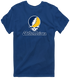 Northern Arizona Stealie Premium Unisex T-Shirt — Design: Northern Arizona University — Navy