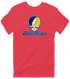 Northern Arizona Stealie Premium Unisex T-Shirt — Design: Northern Arizona University — Heather Red