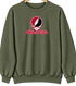 Northern Illinois Stealie Premium Unisex Crewneck — Military Green