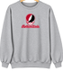 Northern Illinois Stealie Premium Unisex Crewneck — Sport Grey