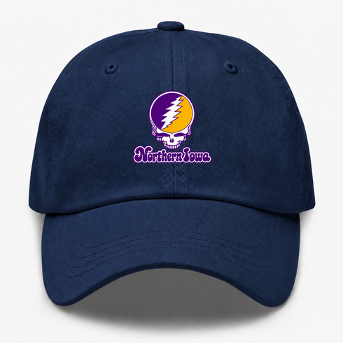 Northern Iowa Stealie Premium Unisex Dad Hat — Design: Northern Iowa University of — Navy