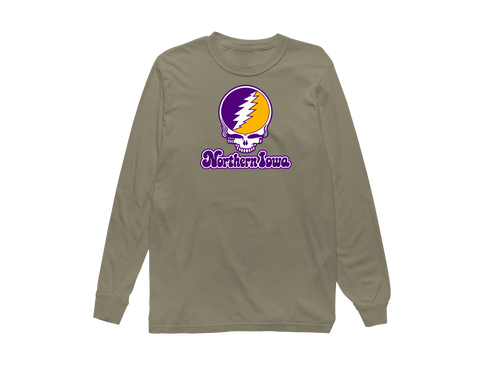 Northern Iowa Stealie Premium Unisex Long-Sleeve — Design: Northern Iowa University of — Sandstone
