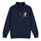 Northern Iowa Stealie Premium Unisex Quarter-Zip — Design: Northern Iowa University of — Navy