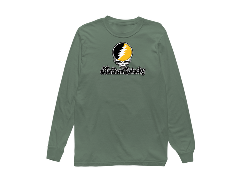 Northern Kentucky Stealie Premium Unisex Long-Sleeve — Design: Northern Kentucky University — Light Green