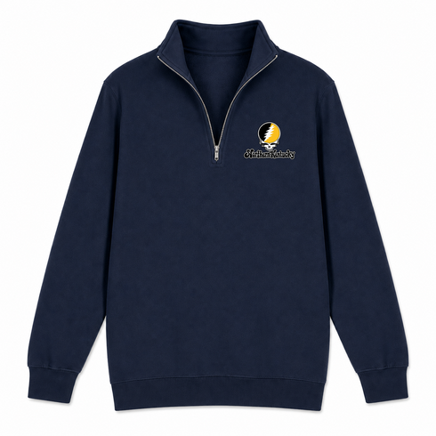 Northern Kentucky Stealie Premium Unisex Quarter-Zip — Design: Northern Kentucky University — Navy