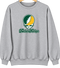 Northern Michigan Stealie Premium Unisex Crewneck — Design: Northern Michigan University — Sport Grey