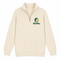 Northern Michigan Stealie Premium Unisex Quarter-Zip — Design: Northern Michigan University — Sand