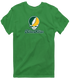 Northern Michigan Stealie Premium Unisex T-Shirt — Design: Northern Michigan University — Irish Green