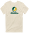 Northern Michigan Stealie Premium Unisex T-Shirt — Design: Northern Michigan University — Sand