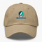 Northern Vermont Stealie Premium Unisex Dad Hat — Design: Northern Vermont University — Khaki