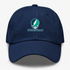 Northern Vermont Stealie Premium Unisex Dad Hat — Design: Northern Vermont University — Navy