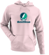Northern Vermont Stealie Premium Unisex Hoodie — Design: Northern Vermont University — Light Pink