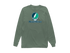 Northern Vermont Stealie Premium Unisex Long-Sleeve — Design: Northern Vermont University — Light Green