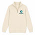 Northern Vermont Stealie Premium Unisex Quarter-Zip — Design: Northern Vermont University — Sand
