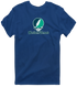 Northern Vermont Stealie Premium Unisex T-Shirt — Design: Northern Vermont University — Navy