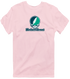 Northern Vermont Stealie Premium Unisex T-Shirt — Design: Northern Vermont University — Light Pink