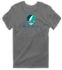 Northern Vermont Stealie Premium Unisex T-Shirt — Design: Northern Vermont University — Charcoal
