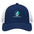 Northern Vermont Stealie Premium Unisex Trucker Cap — Design: Northern Vermont University — Navy/White