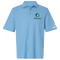 Northern Vermont Stealie Premium Unisex Polo — Design: Northern Vermont University — Blue