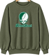 Northwest Missouri Stealie Premium Unisex Crewneck — Design: Northwest Missouri State University — Military Green