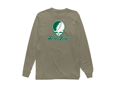 Northwest Missouri Stealie Premium Unisex Long-Sleeve — Design: Northwest Missouri State University — Sandstone