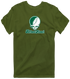 Northwest Missouri Stealie Premium Unisex T-Shirt — Design: Northwest Missouri State University — Military Green