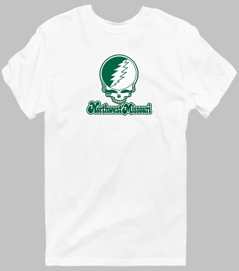 Northwest Missouri Stealie Premium Unisex T-Shirt — Design: Northwest Missouri State University — White