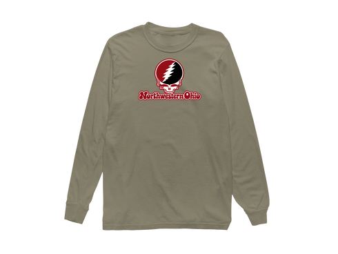Northwestern Ohio Stealie Premium Unisex Long-Sleeve — Design: Northwestern Ohio University of — Sandstone