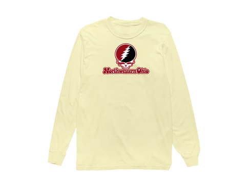 Northwestern Ohio Stealie Premium Unisex Long-Sleeve — Design: Northwestern Ohio University of — Butter