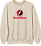Northwestern Oklahoma Stealie Premium Unisex Crewneck — Design: Northwestern Oklahoma State University — Sand
