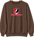 Northwestern Oklahoma Stealie Premium Unisex Crewneck — Design: Northwestern Oklahoma State University — Brown