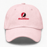 Northwestern Oklahoma Stealie Premium Unisex Dad Hat — Design: Northwestern Oklahoma State University — Pink