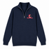 Northwestern Oklahoma Stealie Premium Unisex Quarter-Zip — Design: Northwestern Oklahoma State University — Navy