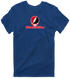 Northwestern Oklahoma Stealie Premium Unisex T-Shirt — Design: Northwestern Oklahoma State University — Navy