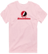 Northwestern Oklahoma Stealie Premium Unisex T-Shirt — Design: Northwestern Oklahoma State University — Light Pink