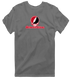 Northwestern Oklahoma Stealie Premium Unisex T-Shirt — Design: Northwestern Oklahoma State University — Charcoal