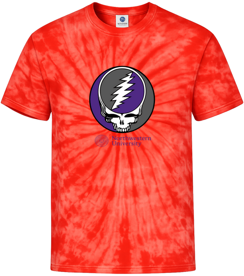 Northwestern University Stealie Tie-Dye T-Shirt