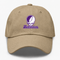 Northwestern Stealie Premium Unisex Dad Hat — Design: Northwestern University — Khaki
