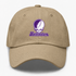 Northwestern Stealie Premium Unisex Dad Hat — Design: Northwestern University — Khaki