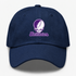 Northwestern Stealie Premium Unisex Dad Hat — Design: Northwestern University — Navy