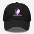Northwestern Stealie Premium Unisex Dad Hat — Design: Northwestern University — Black