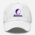 Northwestern Stealie Premium Unisex Dad Hat — Design: Northwestern University — White